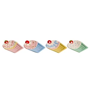 Colourful Cupcake Plate Decorative Dessert Plate Baking Cakes Treats Cookies Sna - Picture 1 of 1