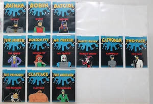 Adventures of Batman Robin 1995 Skybox Set of 12 Pop-Up Chase Cards P1-P12 - Picture 1 of 2