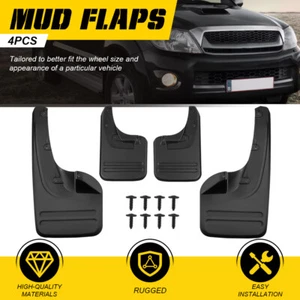 Front/Rear Mud Flaps Splash Guards Mudguards For Toyota Hilux Vigo 4WD 2005-2014 - Picture 1 of 10