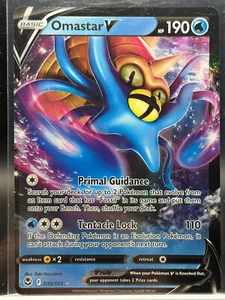 Pokemon TCG Silver Tempest Omastar V 35/195 Ultra Rare - Picture 1 of 2
