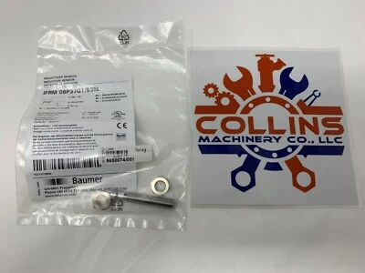 Baumer Electric IFRM 08P37G1/S35L Inductive Proximity Sensor 12-30VDC - Image 1 of 2