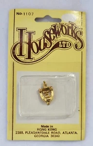 Vintage Dollhouse Miniature Houseworks LTD Brass Gold Tone Door Knocker 1107 NOS