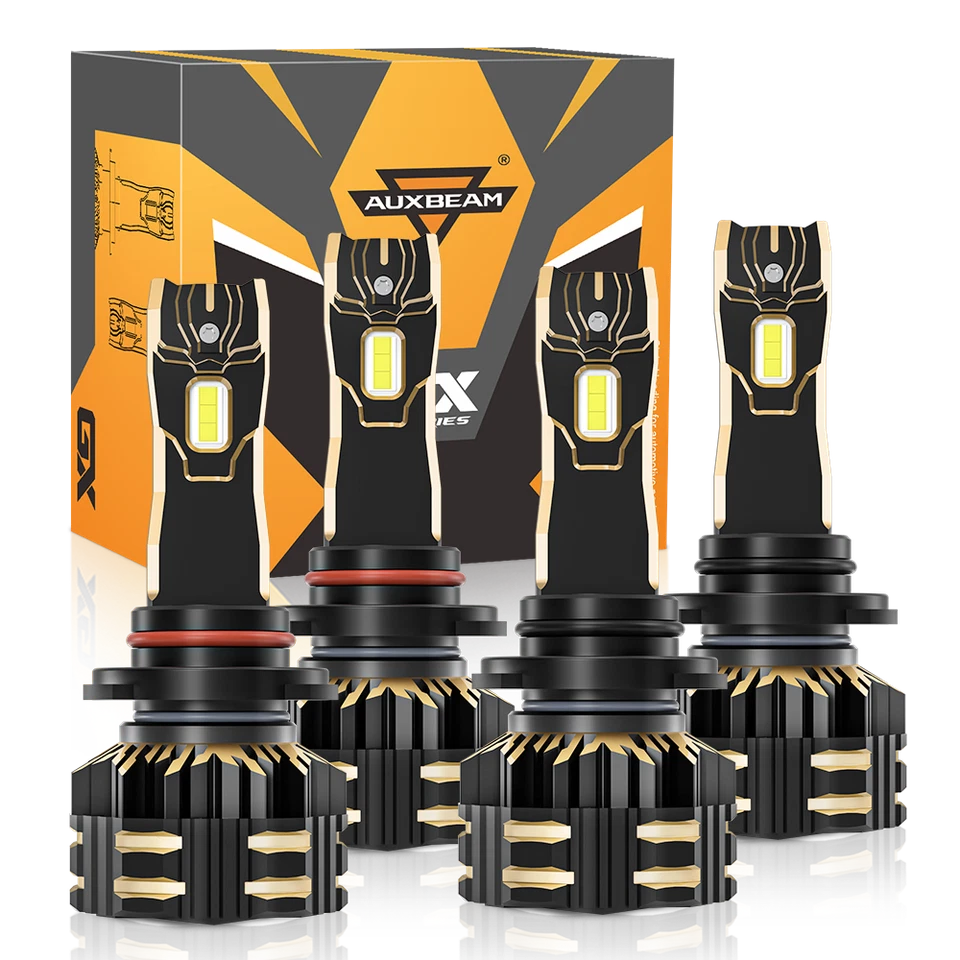 适用于雪佛兰 Express 1500 2500 3500 AUXBEAM LED 车头灯 9005/9006 高低 Canbus — 第 1/4 张图片