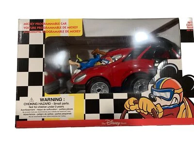 Disney Goofy  Mickey Programmable Race Car NEWl 32 Actions Timer - Image 1 of 4