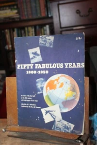 Vintage Pure Oil 1900-1950 Fifty Fabulous Years Book Maps History - Picture 1 of 6