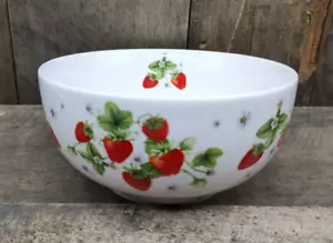 Ambiente Müslischale 0,4 l Erdbeeren Fine Bone China Porzellanschale - Bild 1 von 1