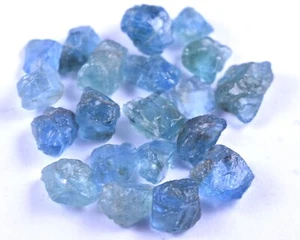Wholesale Sky Blue Apatite Crystal Loose Roughs Gemstone Supply Lot 179.00 Ct - Picture 1 of 9