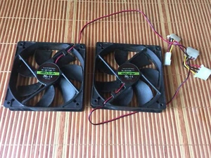 2x Cooler Master DF1202512SELN 120MM Molex Case Fan 12V 0.06A - Picture 1 of 4