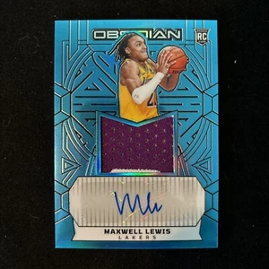 2023-24 Obsidian Maxwell Lewis RPA /16 SSP LA Lakers Rookie Patch Auto - Picture 1 of 2