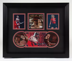 Exclusivo Taylor Swift-Red Target, vinilo 4 rojo LP + rojo firmado 19x23 enmarcado personalizado - Imagen 1 de 12