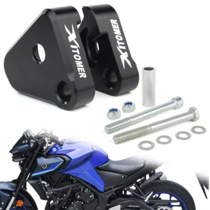 Eslabones de suspensión de aluminio negro aptos para Yamaha YZF-R3 2015-2025 - Imagen 1 de 9