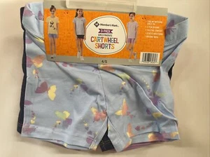 Member's Mark Girl's 3-Pack Size 4/5 Favorite Cartwheel Shorts New - Picture 1 of 7