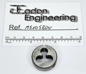 M5 x 0.5mm Metric Fine Button Die, HSS. By top brands. - Picture 1 of 2