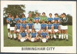 FKS SOCCER STARS 80 #287-FOTO DEL EQUIPO DE LA CIUDAD DE BIRMINGHAM - Imagen 1 de 1