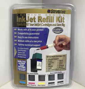 Stratitec Inkjet Refill Kit Universal Black & Color Premium Series - Picture 1 of 2