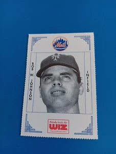 Bob Johnson 1991 METS THE WIZ # 204 NEW YORK METS Card SGA Rare FREE SHIPPING - Picture 1 of 2