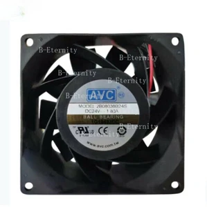 AVC 2B08038B24S DC 24V 1.80A 80*38MM 2wire Ball bearing CPU/Inverter Cooling Fan - Picture 1 of 3
