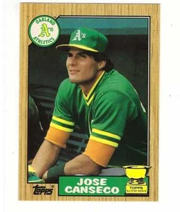 1987 Topps Jose Canseco Oakland Athletics #620 Baseballkarte MLB A's - Bild 1 von 2