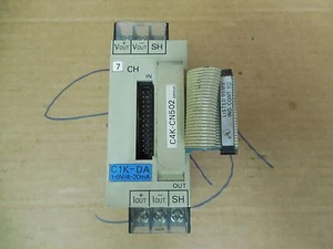 Omron Output Module C1K-DA C1KDA 5 Volt 4-20mA w/ C4K-CN502 Cable Used - Picture 1 of 4