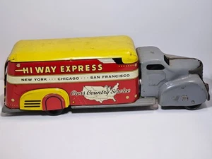 Vintage Marx HIWAY EXPRESS Tin Litho/Pressed Steel (Nice!) - Picture 1 of 7