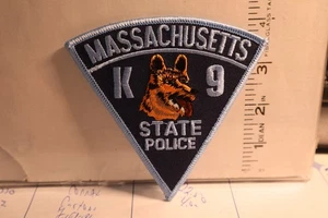 police patch STATE POLICE MASSACHUSETTS K 9 - Picture 1 of 1