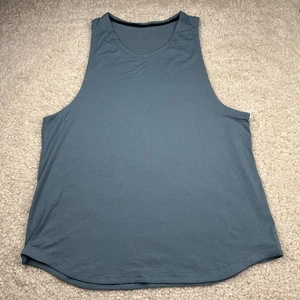 Lululemon Tank Top Herren XL Blau Sleevless Metal Vent Muscle Tee T-Shirt Logo - Bild 1 von 9