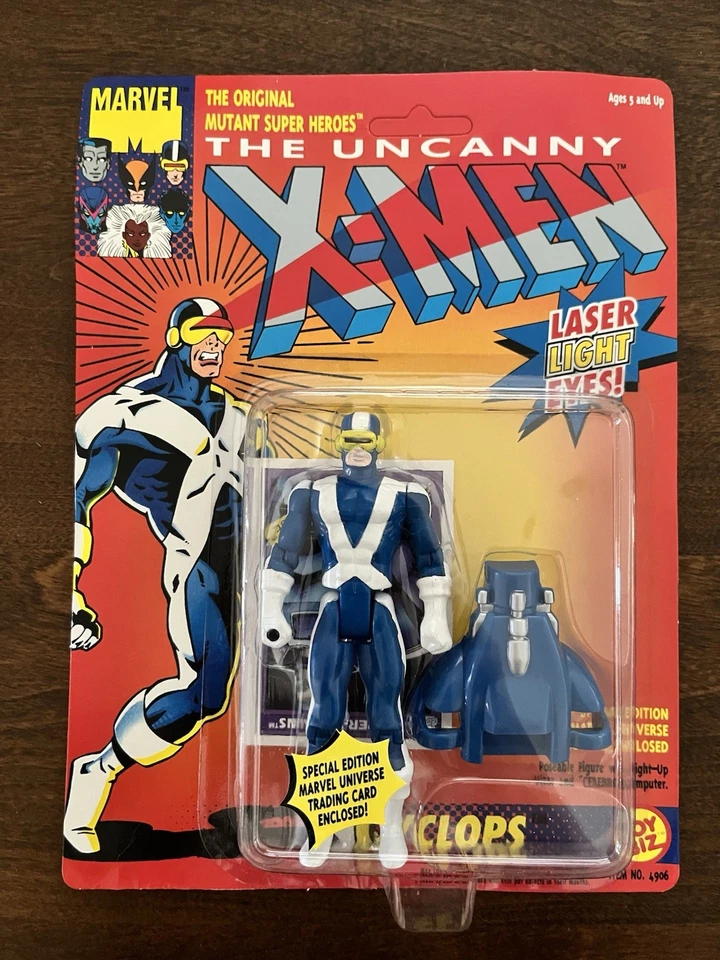 ToyBiz Cyclops 1991 Laser Light Eyes Action Figure Uncanny X-men Marvel 2