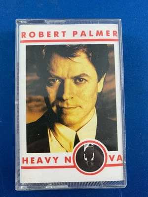 Robert Palmer - Heavy Nova Vintage 1988 Audio Cassette Tape Lyrics Insert (N) - Image 1 of 3