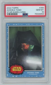 AHSOKA TANO (PSA 10) 2022 Topps Star Wars Living Card #300 -059 - Picture 1 of 2