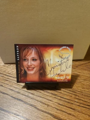2006 Inkworks Firefly #A-10 Christina Hendricks as Saffron Autograph - Image 1 of 2