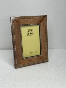 Sixtrees lacquer coated MARQUELRY Italian design 4x6 Picture Frame suede back - Picture 1 of 7