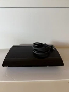 Sony PS3 Console Super Slim Black Model CECH-4001B 250GB - Picture 1 of 10
