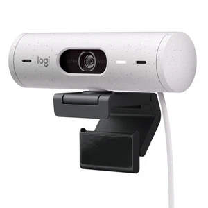 Logitech Brio 500 Full-HD-Webcam mit Auto-Lichtkorrektur, Zeigemodus, Doppelmikr - Bild 1 von 10