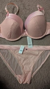38D BOUX AVENUE CORAL NADIA CONJUNTO DE SUJETADOR Y CALZONCILLO NUEVO SIN ETIQUETAS PRECIO DE VENTA SUGERIDO POR EL FABRICANTE 50 £ - Imagen 1 de 3