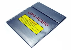 GT POWER Fireproof LiPo Li-Po Safety 220x180mm Silver RC Battery Safe Bag SB065 - Bild 1 von 2