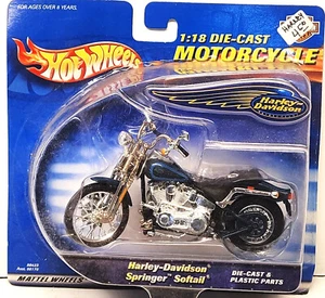 2000 Hot Wheels ~ 1:18 Motorcycle ~ Harley-Davidson Springer Softail - Picture 1 of 1