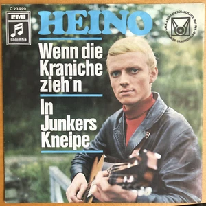 HEINO : Wenn die Kraniche ziehn / Junkers Kneipe - Columbia 23999 , D 1969 - Bild 1 von 2