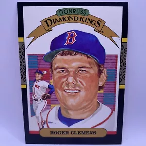 1987 Donruss #2 Roger Clemens Diamond Kings Boston Red Sox Baseball Card - Picture 1 of 2