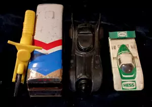 LOT of FOUR 1970s-80s Toy Cars Greyhound Bus Batmobile ETC - Picture 1 of 9