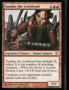 Magic: The Gathering TCG Fumiko the Lowblood 104/165 Betrayers of Kamigawa - Picture 1 of 5