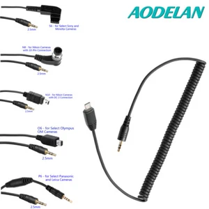 Aodelan Wired Remote Shutter Release Cable for Selected Canon Nikon Sony Camera - Picture 1 of 21