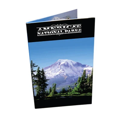 National Park Quarter Map Book- U.S.A National Nark Quarter Collection Book