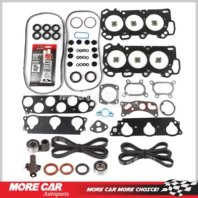 Head Gasket Set Timing Belt Kit Serpentine Belt for 2005-2008 Acura RL TL 3.5L - Imagem 1 de 4