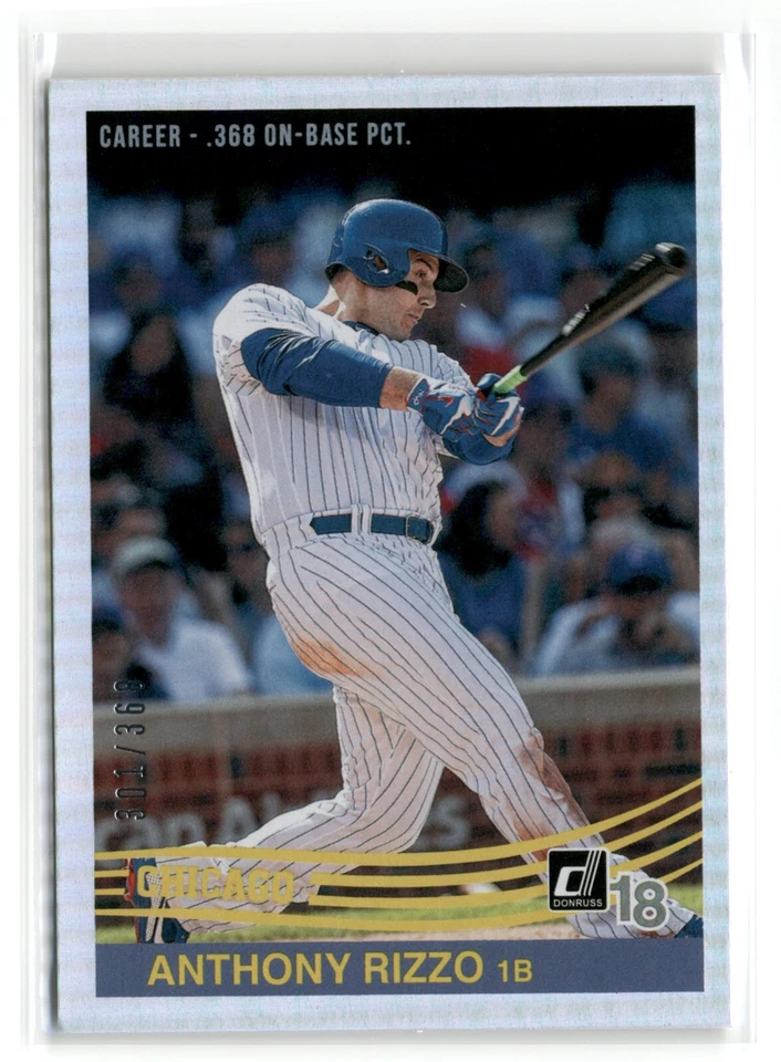 2018 Donruss Baseball (Career & Season Stat Line Numbered Parallels) - Pick - Image 1 of 1