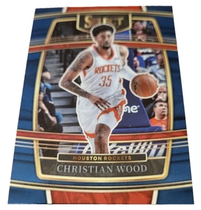 2022 Panini Select #61 Christian Wood Houston Rockets Blue Basketball Card (M6 - Picture 1 of 2