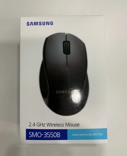 Samsung SMO-3550B 2.4G Wireless Mouse Mobile Optical Light Sensor 1600dpi Black - Image 1 of 1