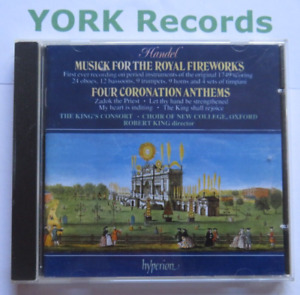 HANDEL - Coronation Anthems Royal Fireworks KING King's Consort - Ex CD Hyperion