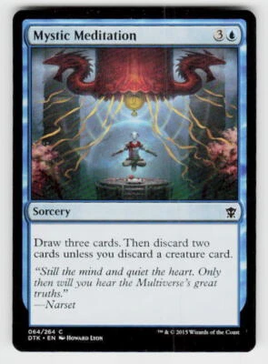 Dragons of Tarkir #64 Mystic Meditation - Image 1 of 2