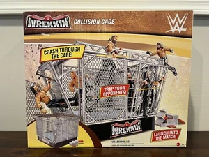 WWE Wrekkin Collision Cage WWF Playset Hell In a Cell Wrestling Ring NEU - Bild 1 von 4
