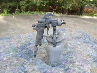 Vintage Sharpe Paint Spray Gun # 75 Delvilbiss Canister USA Made Professional - Image 1 of 4